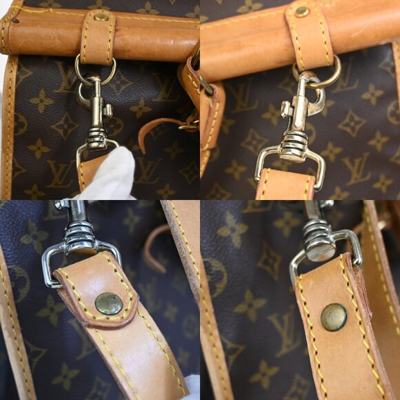 LOUIS VUITTON LV Sac Kleber Shoulder Bag Monogram Leather Brown 13FB539 - Picture 13 of 16